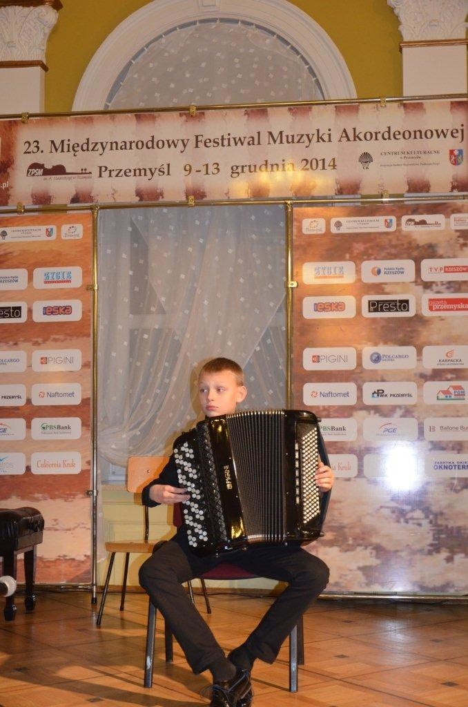 Mikołaj Skopek podczas konkursu.