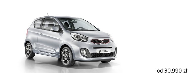 Kia Picanto od 30 990 zł (z VAT), Rabat: 3 000 PLN. Promocja dotyczy modeli z roku produkcji 2013. Fot: Kia