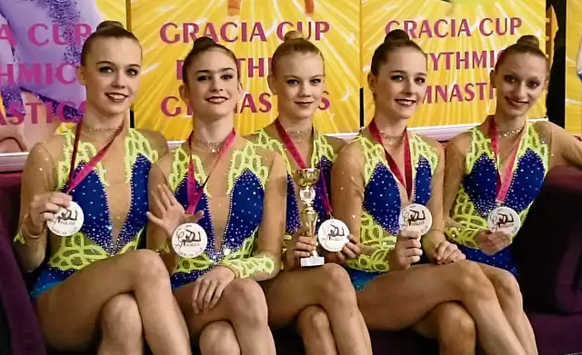 Gimnastyczki PTG Sokół wróciły z Budapesztu z medalami