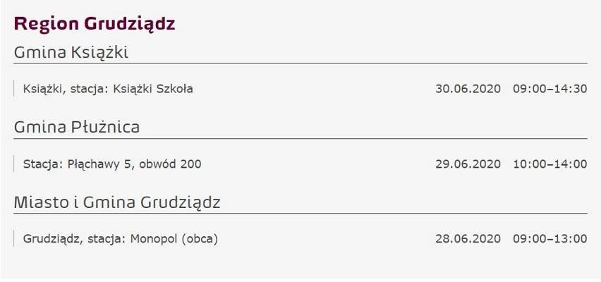 Wyłączenia prądu. Toruń, Brodnica, włocławek, Rypin. Zobacz, gdzie zabraknie energii