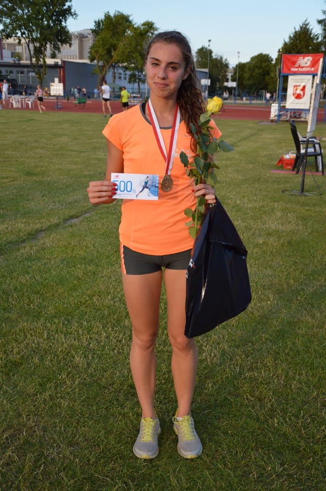 Agnieszka Filipowska zdobyła "złoto" na 3000 metrów.