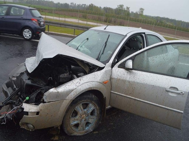 Na autostradzie A1 w okolicach Włocławka doszło do groźnego zdarzenia drogowego