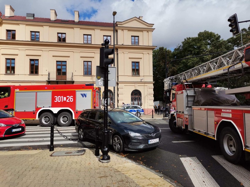 Lublin. Pożar w sądzie w centrum miasta. Ewakuowano 40 osób