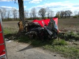 Śmiertelny wypadek na drodze w powiecie Szczecinek (zdjęcia)