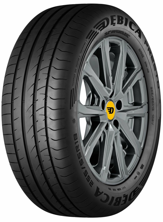 Goodyear wprowadza nową linię opon letnich o wysokich osiągach Dębica Presto, wzmacniając pozycję polskiej marki w segmencie ekonomicznym. Model ten wyróżnia się solidną konstrukcją, dostosowaną również do potrzeb nowoczesnych SUV-ów, dobrą przyczepności na mokrej nawierzchni i wydajnością, a przy tym jest efektywny paliwowo. Opona będzie dostępna w 22. pozycjach asortymentowych, koncentrując się na rozmiarach od 16 do 19 cali.