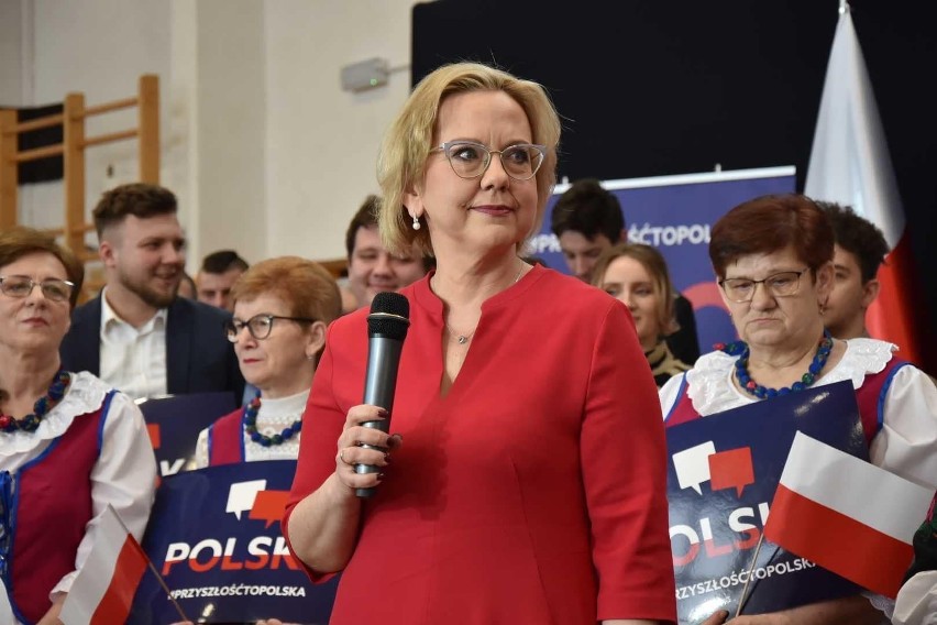 Anna Moskwa, minister klimatu i środowiska na spotkaniu w...