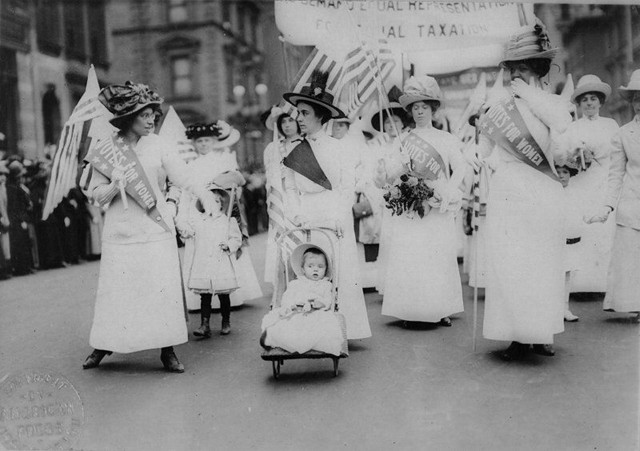 Parada sufrażystek w Nowym Jorku, 1912 r.