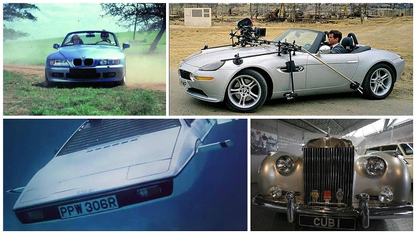 Pierwszym autem Bonda było skromne Sunbeam Alpine seria II w...