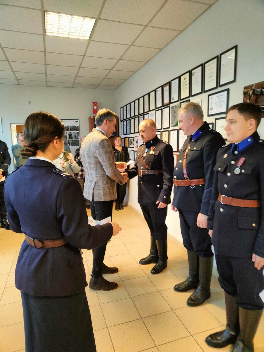 Rekonstruktorzy z Radomia uczestniczyli w spotkaniu opłatkowym Rodziny Policyjnej w Łodzi. Zobaczcie zdjęcia