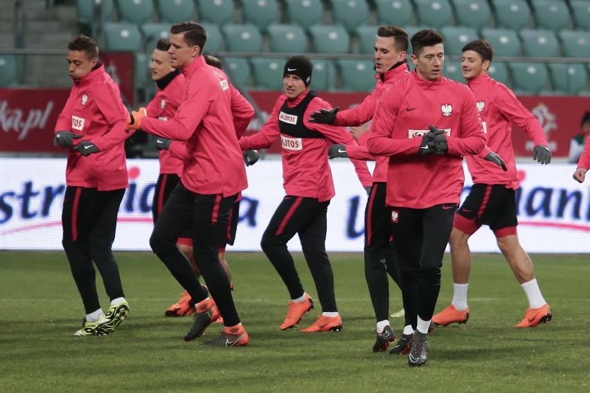 Polska - Nigeria, 23.03.2018. Trening reprezentacji Polski,...