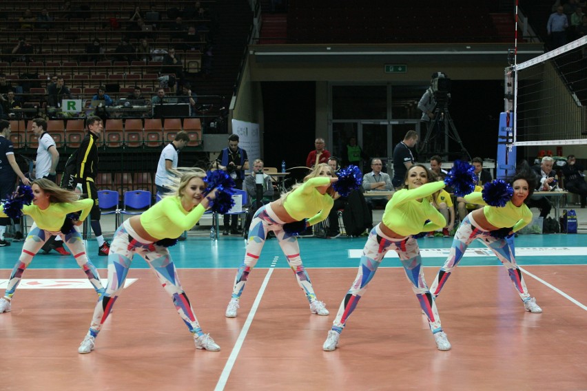 Cheerleaders Ergo Śląsk na meczu PlusLigi