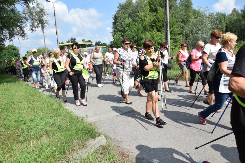 Marsz nordic walking w Zawierciu