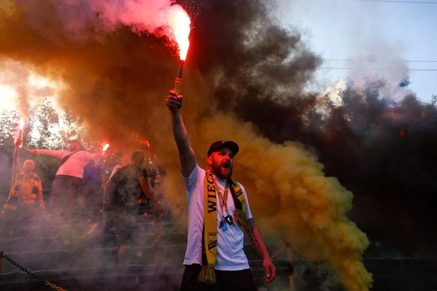 16.06.2021, Kraków: kibice na finale Małopolskiego Pucharu...