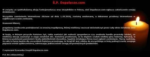 Strona internetowa Dopalacze.com