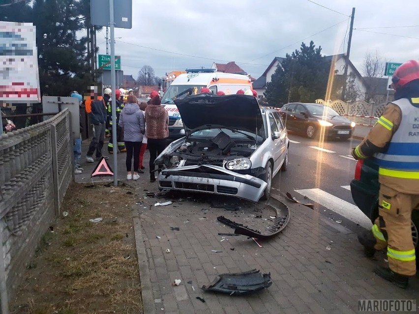 Do wypadku doszło w Źlinicach na drodze krajowej nr 45