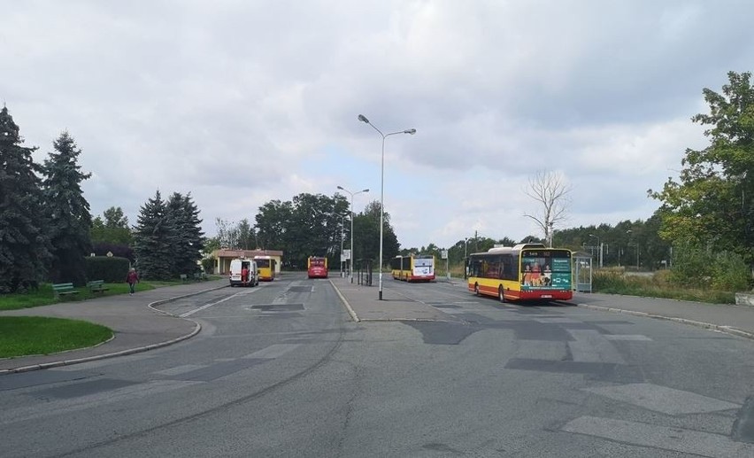 Pętla autobusowa na Nowym Dworze we Wrocławiu.