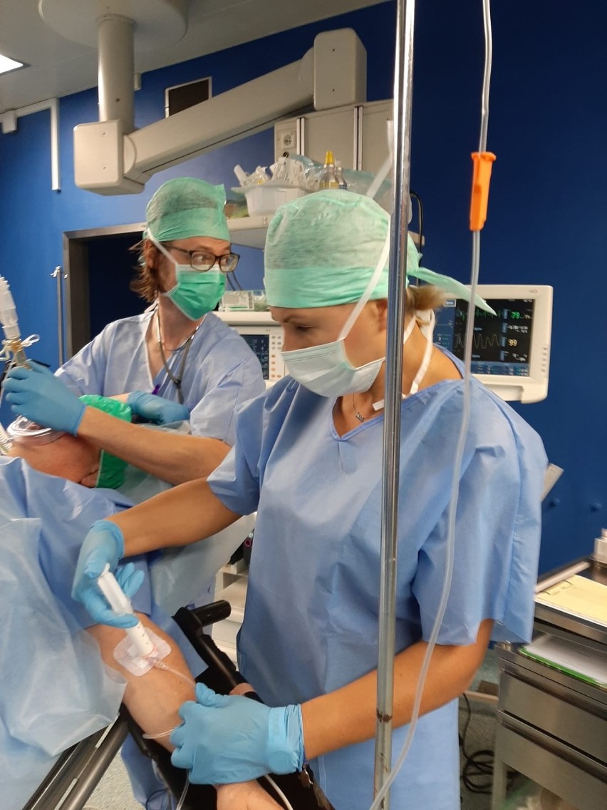 Rocznie na Oddziale Anestezjologii i OIOM przeprowadza się ok 12 tysięcy procedur