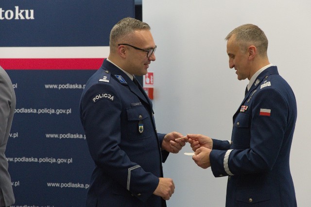 Wigilijne spotkanie mundurowych w Oddziale Prewencji Policji w Białymstoku