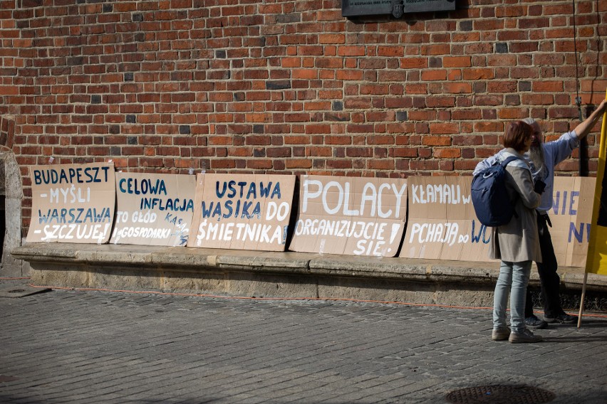 protest ekonomiczny "Nie ma chleba bez wolności"