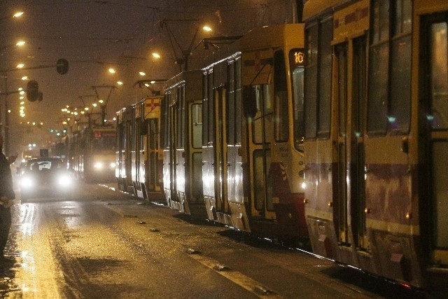 Awaria techniczna zatrzymała tramwaje jadące ul. Piotrkowską.