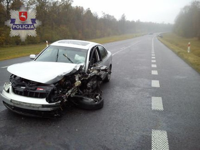 Wypadek na obwodnicy Puław: Dwie osoby zostały ranne