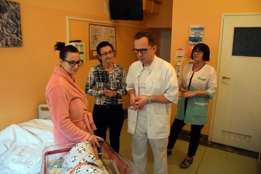 Pierwszy noworodek urodzony w miasteckim szpitalu w 2020 r.
