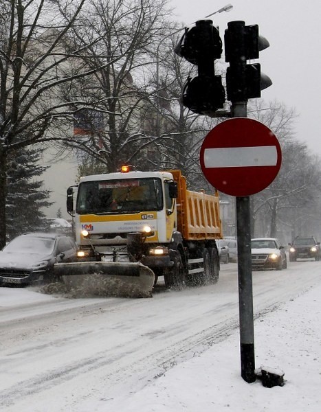 Śnieżyca w Szczecinie - 9 grudnia