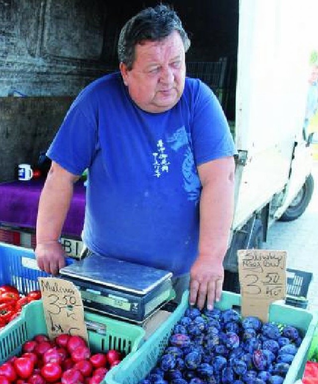 Mirosław Lulko (sprzedawca), wierzy, że interes się rozkręci, kiedy giełda przy ul. Andera zostanie lepiej rozpromowana