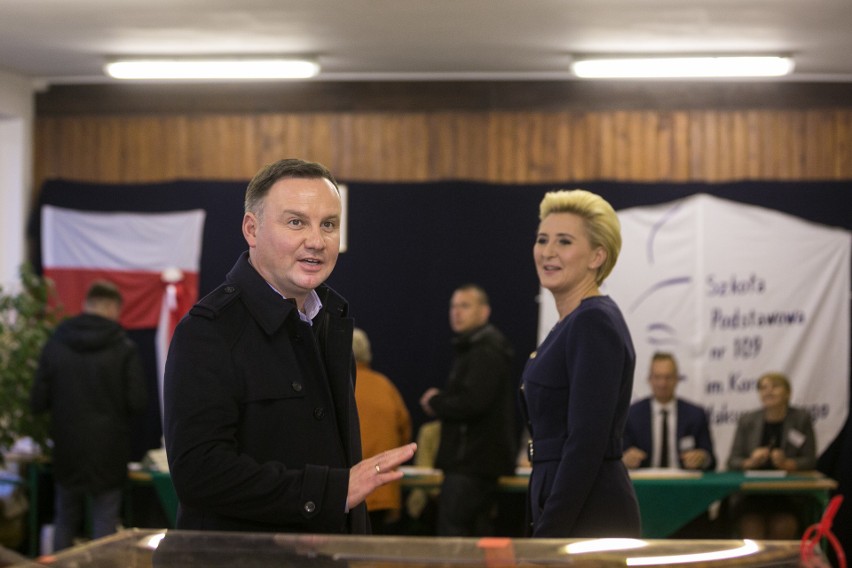 Wybory samorządowe 2018 - druga tura. Prezydent Andrzej Duda...