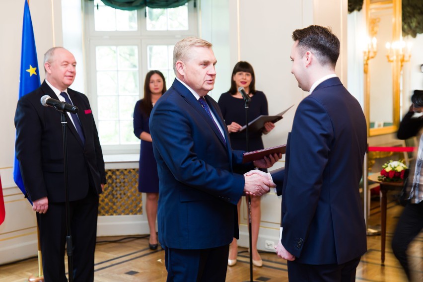 Przemysław Tuchliński (po prawej) to nowy zastępca...