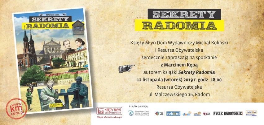 Resursa Obywatelska w Radomiu zaprasza na kolejne Retrospotkanie. Marcin Kępa przedstawi tam swoją książkę