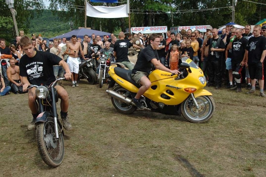 Zlot motocykli w Polanowie