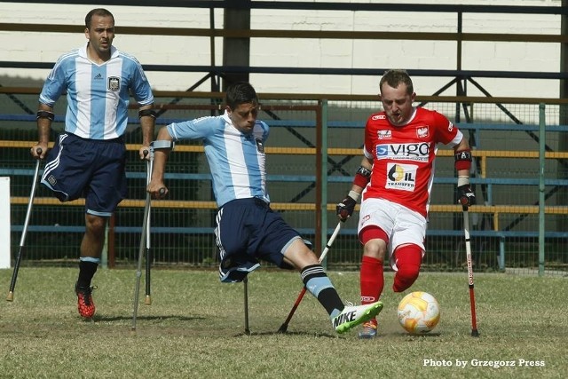Marcin Guszkiewicz w meczu przeciwko Argentyńczykom