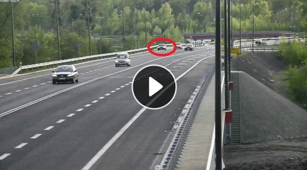 Kierowca forda mondeo jechał pod prąd w Gliwicach na trasie DK 88