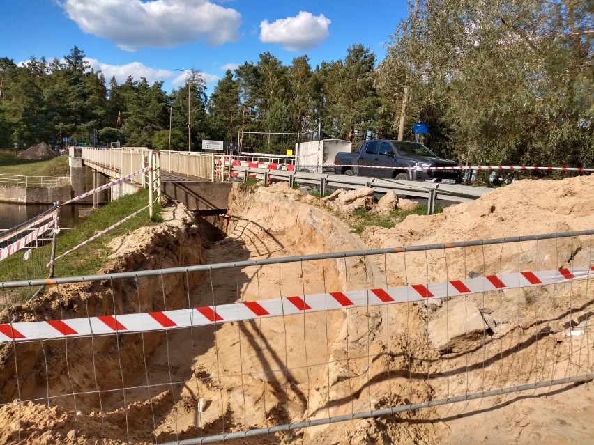 Remont mostu w Samociążku nabiera tempa. Jeszcze w sierpniu...