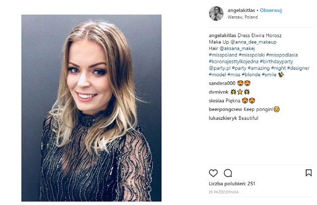 Angelika Kitlas to 22-letnia wicemiss Podlasia. Znalazła się w gronie 24 najpiękniejszych Polek walczących o tytuł Miss Polski 2017. Czy białostoczance uda się zyskać miano najpiękniejszej w kraju?