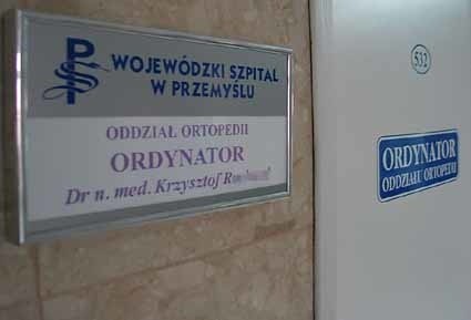 Policjanci zatrzymali Krzysztofa R. w jego gabinecie na V piętrze Szpitala Wojewódzkiego w Przemyślu. 