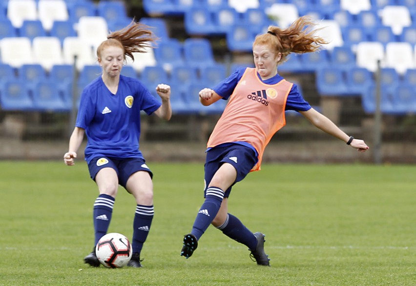 Futbol kobiet. Piłkarska reprezentacja Szkocji trenowała w Łodzi  [GALERIA ZDJĘĆ]