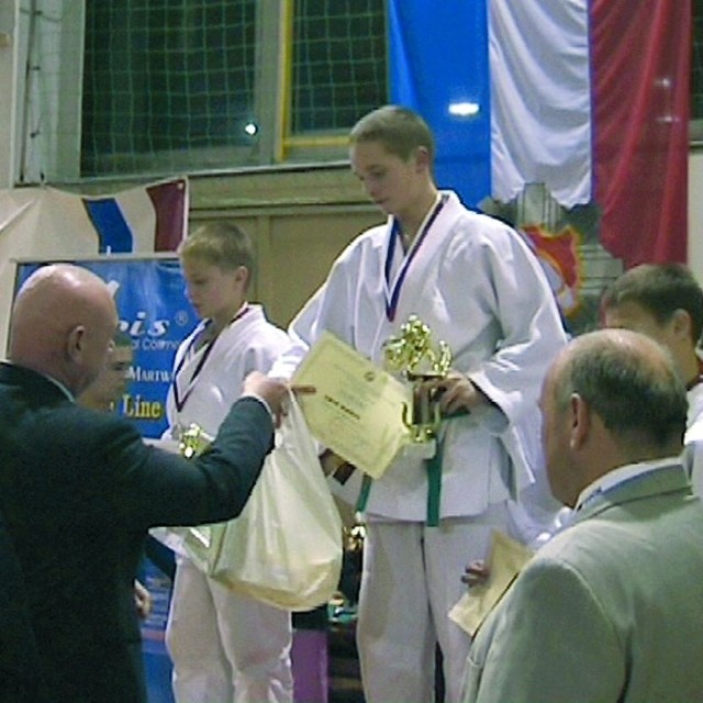 Arkadiusz Kazior na najwyższym stopniu podium w Bydgoszczy.