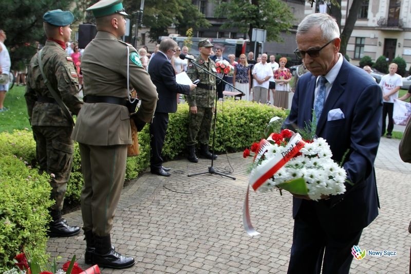 Nowy Sącz. Pamiętali o 74. rocznicy wybuchu Powstania Warszawskiego