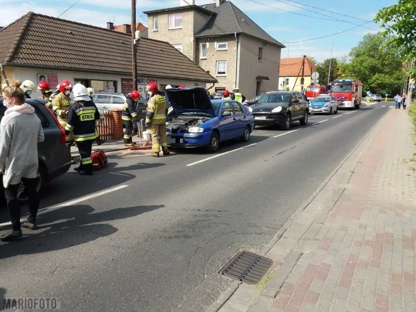 Wypadek na ul. Krzanowickiej w Opolu. Jedna osoba została...