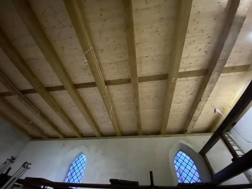 Postępuje remont gotyckiego kościoła św. Barbary w Orłowie