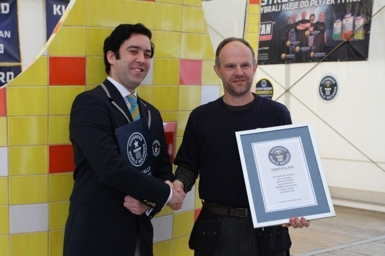 Białostoczanin Piotr Jończyk pobił rekord Guinnessa....
