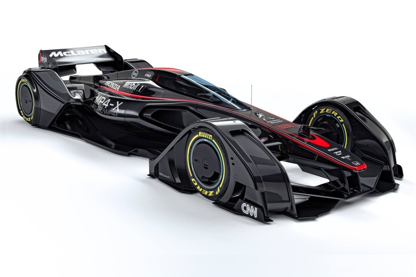 Poinformowano natomiast, że McLaren MP4-X został wyposażony...