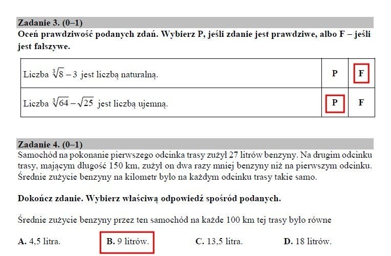 EGZAMIN GIMNAZJALNY 2018. Matematyka - arkusze CKE i...