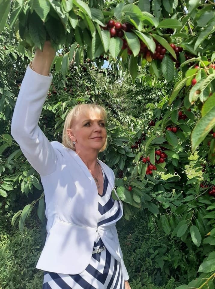 Poseł Anna Kwiecień odwiedziła gminę Pniewy. Podziwiała lokalne inwestycje oraz grójeckie sady. Zobacz zdjęcia