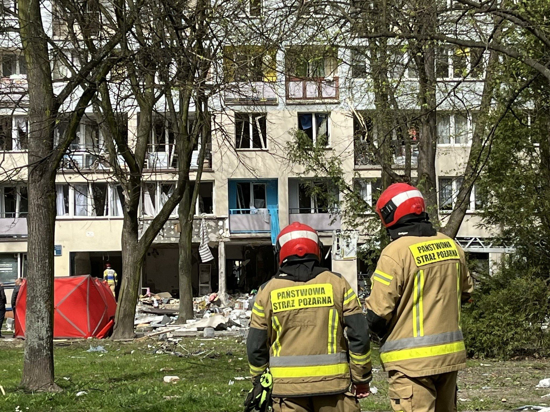 Wybuch gazu w Tychach. Zakończono przeszukiwania budynku. Mężczyzna ...