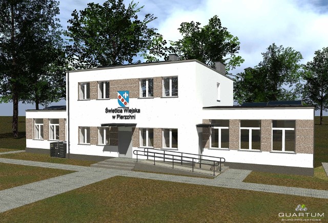 Dawna szkoła w Pierzchni w gminie Stara Błotnica przejdzie kapitalny remont, będzie tam świetlica wiejska.