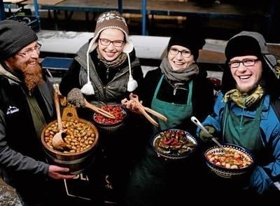 Marcin, Marta, Monika i Maciek, czyli ekipa "Oliwki etc" FOT. ANDRZEJ BANAŚ