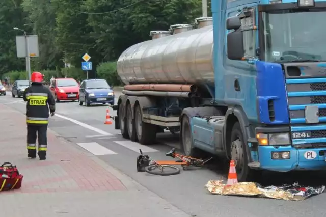 Kierowca tira jechał od strony Gliwic w kierunku Opola.